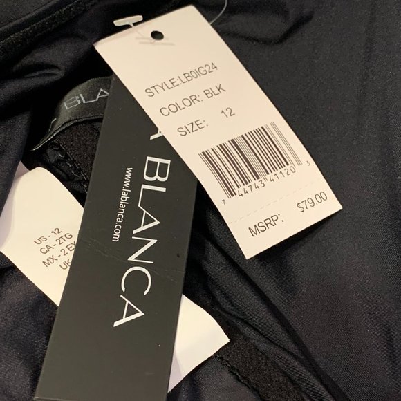 La Blanca Island Goddess Rouched Body Lingerie Mio One Piece Swimsuit Java 14 - Picture 5 of 6